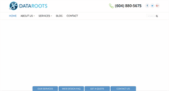 Desktop Screenshot of dataroots.com