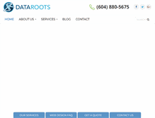 Tablet Screenshot of dataroots.com